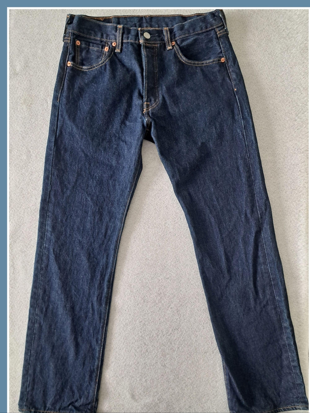 Levi's Classic 501 Straight Leg Original Fit Blue Jeans
